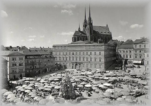 Zelný trh v roce 1931; foto: archiv autorů.