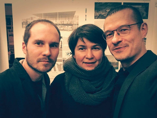 from left: Filip Landa, Zuzana Sankotová Morávková, Osamu Okamura