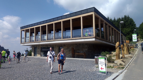 Upper station of the cableway on Pustevny by Kamil Mrva Architects; photo: ERA21 archive.