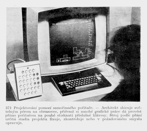 1 Architecture Machine Group: URBAN5, 1967; repro: Felix Haas: Architektura 20. století. SPN, Praha, 1978, s. 554.