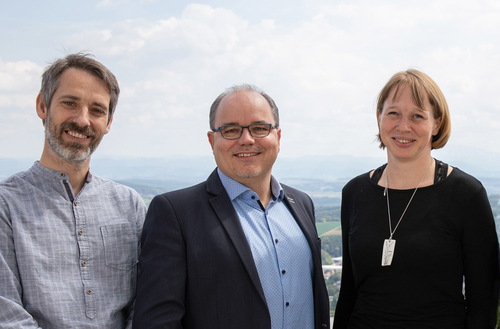 Adam Cifra, Erik Štefanovič, Sabrina Schubert.