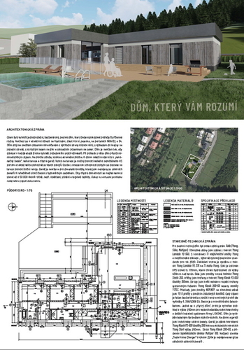 Vítězný projekt Jakuba Šafky; zdroj: Xella CZ.