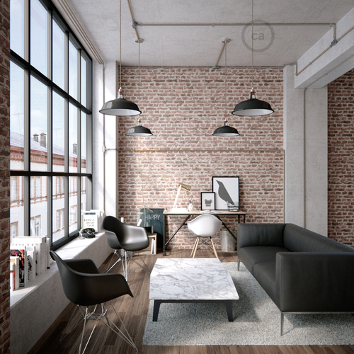 Creative-Tube lze výborně využít pro rekonstrukce v industriálním stylu.