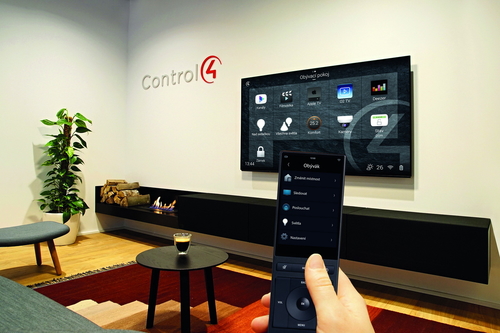 Pražský smarthome showroom Control4.