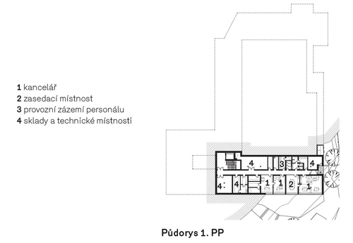 Půdorys 1. PP.