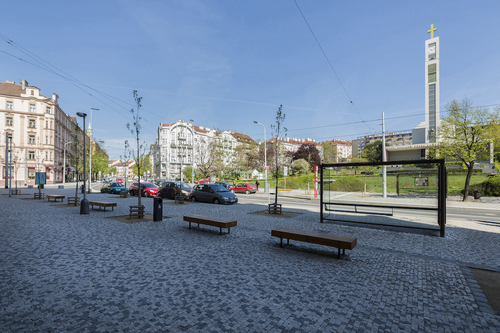 Hlavní cenu Víta Brandy získala revitalizace Moskevské ulice v Praze od studia Jakub Cigler Architekti; foto: Anicka Sally.