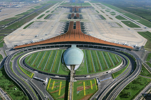 Beijing Capital International Airport photo Ma Wenxiao, Forster Partners; source: Bakala Foundation.