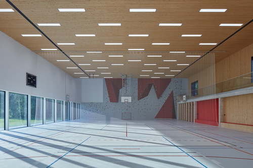 Consequence Forma architects: Sportovní hala v Novém Hrozenkově; viz ERA21 #02/2022; foto: BoysPlayNice.