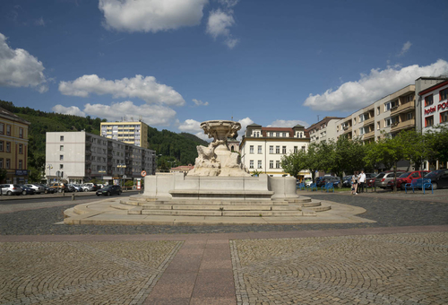 Kašna Děčín; zdroj: statutární město Děčín.