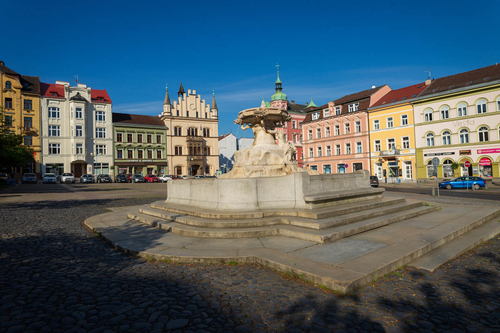 Kašna Děčín; zdroj: statutární město Děčín.