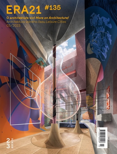 Obálka ERA21 #03/2023 - Architektura volného času; autor: Josef Čevora, Mixage.