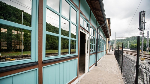 Nádražní budova Brandýs nad Orlicí; foto: Chládek a Tintěra Pardubice