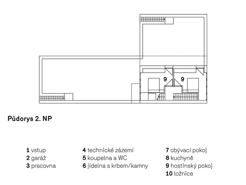 First floor plan.