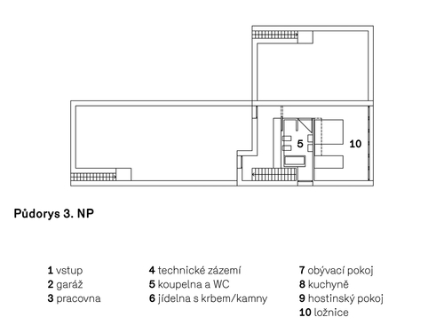 Second floor plan.