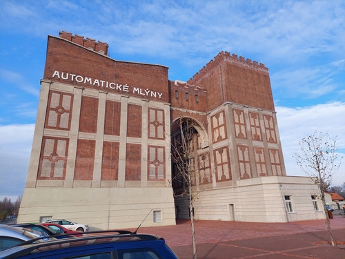 Budova Automatických mlýnů; zdroj: ISAN