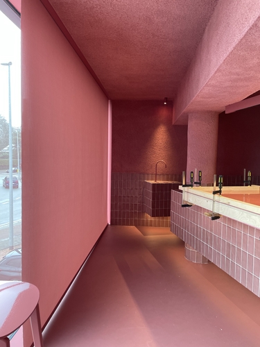 Realizace s firmou Decoline ve studiu The Hub, Gent, Belgie
