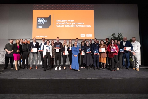 Soutěž interiérového designu CZECH INTERIOR AWARD, vyhlášení výsledků.