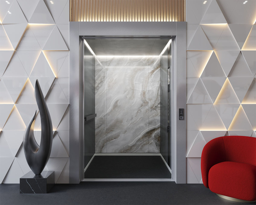 Řada Elegance architektury zdůrazňuje nápadité detaily a dekorativní prvky; zdroj: Schindler