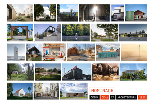 Nominované realizace ČCA 2025.
