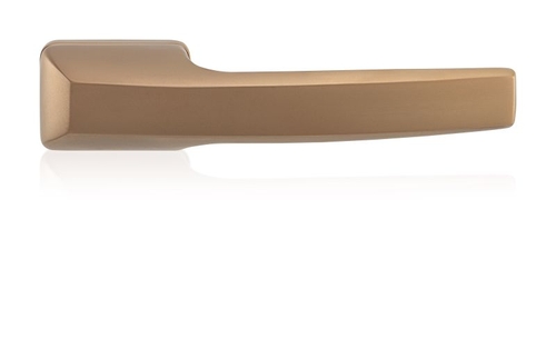 Autoklika, dveřní kování, matný povrch titan, bronz; zdroj: M&T