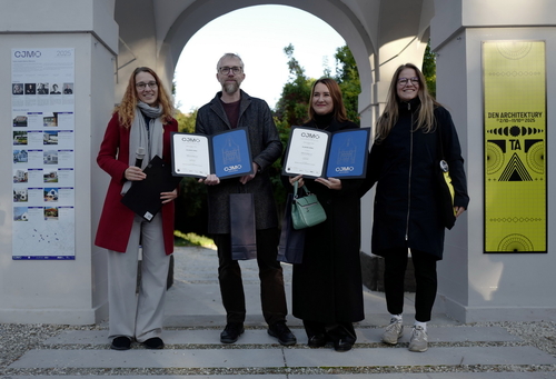 Předání hlavní ceny v rámci Dne architektury v Opavě; foto: Kateřina Skalíková.