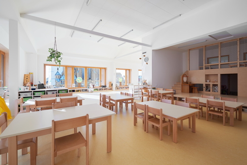 Hlavní cena: rekonstrukce a nástavba MŠ v Kravařích (WMA architekti); foto: Jiří Bednář.