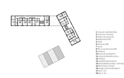 First floor plan.