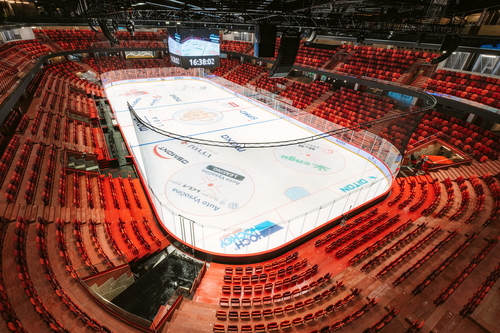 Horácká multifunkční aréna v Jihlavě; foto: DELTA Group CZ, © Pavel Rybníček.