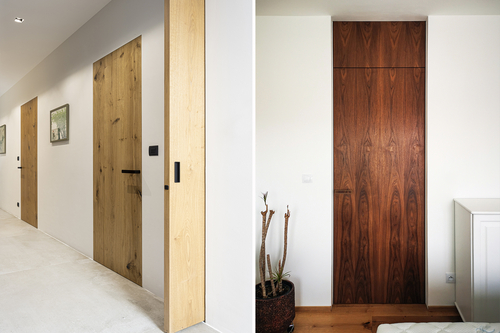 I díky nadstandardní tloušťce 52mm lze změnit vnitřní konstrukci a dosáhnout akustického útlumu až 37 dB