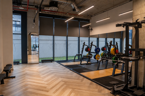 Fitness centrum.